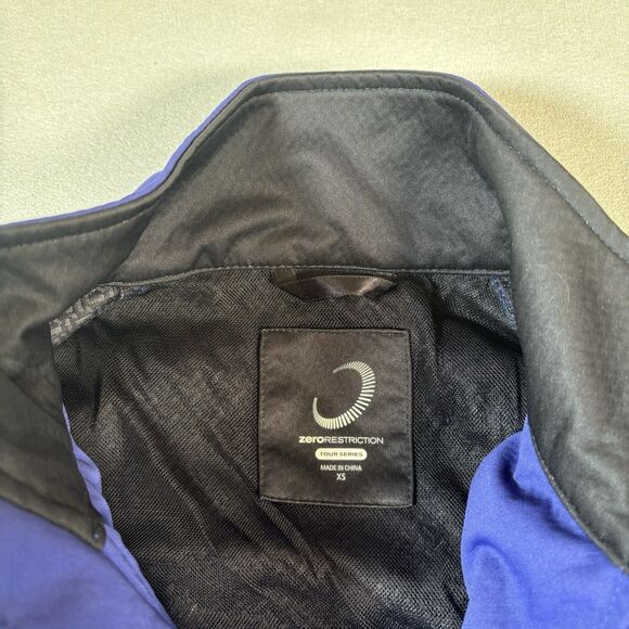 Zero Restriction Jacket Womens XS BlueFull Zip Golf Athleisure Long-sleeve Vent - Picture 3 of 9